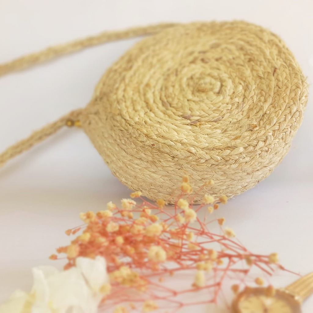 Svara Sling | Handmade Banana Fibre Sling Bag